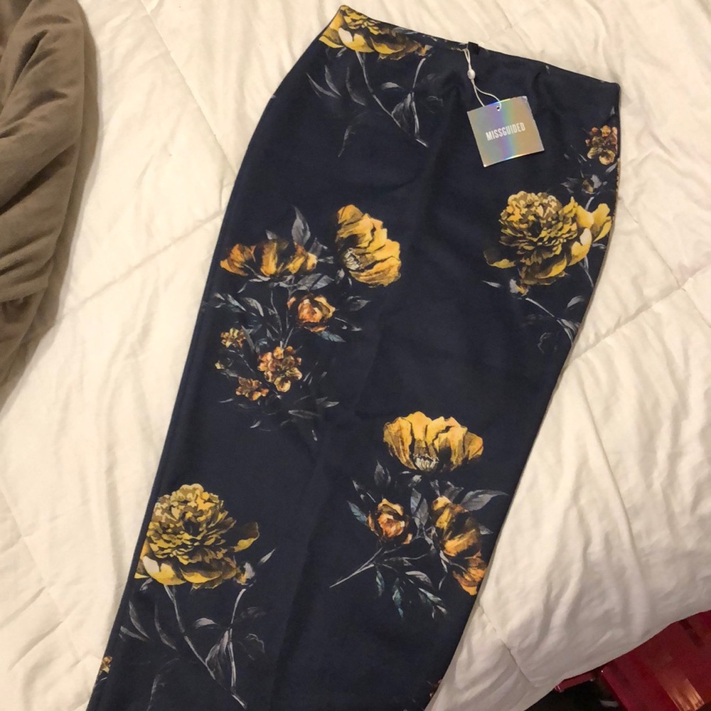 Missguided body con mermaid pencil maxi skirt size 6